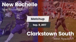 Matchup: New Rochelle High vs. Clarkstown South  2017