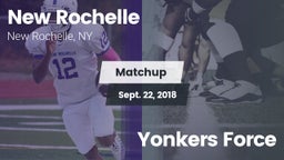 Matchup: New Rochelle High vs. Yonkers Force 2018