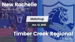 Matchup: New Rochelle High vs. Timber Creek Regional  2018