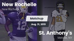Matchup: New Rochelle High vs. St. Anthony's  2019