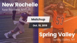 Matchup: New Rochelle High vs. Spring Valley  2019