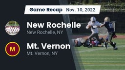 Recap: New Rochelle  vs. Mt. Vernon  2022
