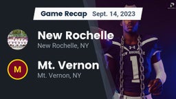 Recap: New Rochelle  vs. Mt. Vernon  2023