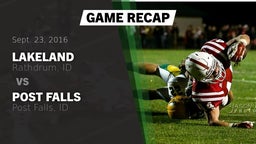 Recap: Lakeland  vs. Post Falls  2016