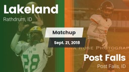 Matchup: Lakeland  vs. Post Falls  2018