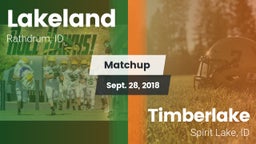 Matchup: Lakeland  vs. Timberlake  2018