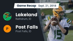 Recap: Lakeland  vs. Post Falls  2018