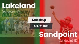 Matchup: Lakeland  vs. Sandpoint  2018