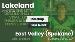 Matchup: Lakeland  vs. East Valley  (Spokane) 2019