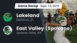 Recap: Lakeland  vs. East Valley  (Spokane) 2019
