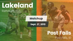 Matchup: Lakeland  vs. Post Falls  2019