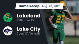 Recap: Lakeland  vs. Lake City  2020