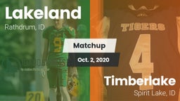Matchup: Lakeland  vs. Timberlake  2020