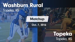 Matchup: Washburn Rural High vs. Topeka  2016