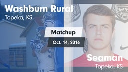 Matchup: Washburn Rural High vs. Seaman  2016