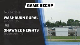 Recap: Washburn Rural  vs. Shawnee Heights  2016