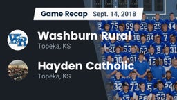 Recap: Washburn Rural  vs. Hayden Catholic  2018