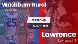 Matchup: Washburn Rural High vs. Lawrence  2020