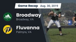 Recap: Broadway  vs. Fluvanna  2019