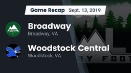 Recap: Broadway  vs. Woodstock Central  2019