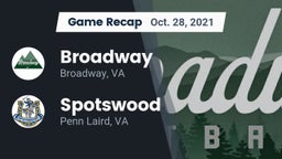 Recap: Broadway  vs. Spotswood  2021