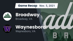Recap: Broadway  vs. Waynesboro  2021