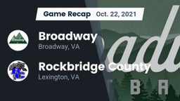 Recap: Broadway  vs. Rockbridge County  2021