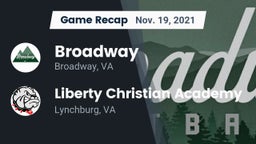 Recap: Broadway  vs. Liberty Christian Academy 2021