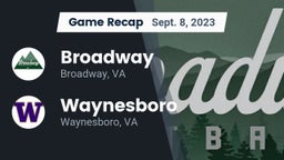 Recap: Broadway  vs. Waynesboro  2023