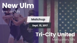 Matchup: New Ulm  vs. Tri-City United  2017