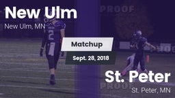 Matchup: New Ulm  vs. St. Peter  2018