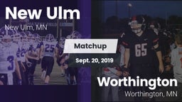 Matchup: New Ulm  vs. Worthington  2019
