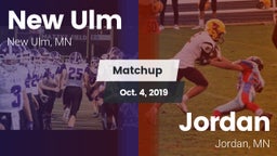 Matchup: New Ulm  vs. Jordan  2019