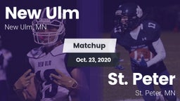 Matchup: New Ulm  vs. St. Peter  2020