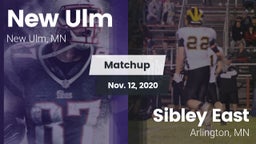 Matchup: New Ulm  vs. Sibley East  2020