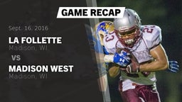 Recap: La Follette  vs. Madison West  2016