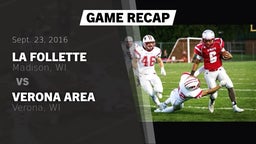 Recap: La Follette  vs. Verona Area  2016