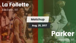 Matchup: La Follette High vs. Parker  2017