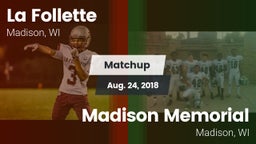 Matchup: La Follette High vs. Madison Memorial  2018