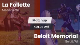 Matchup: La Follette High vs. Beloit Memorial  2018