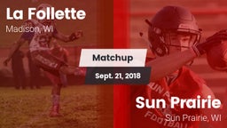 Matchup: La Follette High vs. Sun Prairie 2018
