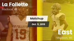 Matchup: La Follette High vs. East  2019