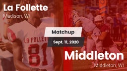 Matchup: La Follette High vs. Middleton  2020