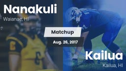 Matchup: Nanakuli  vs. Kailua  2017