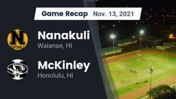 Recap: Nanakuli  vs. McKinley  2021