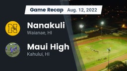Recap: Nanakuli  vs. Maui High 2022