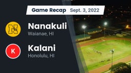 Recap: Nanakuli  vs. Kalani  2022