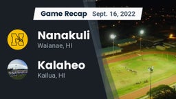 Recap: Nanakuli  vs. Kalaheo  2022
