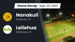 Recap: Nanakuli  vs. Leilehua  2023