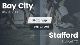 Matchup: Bay City  vs. Stafford  2016